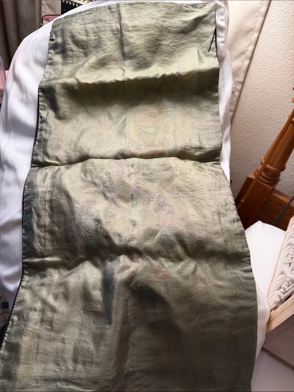 Vintage Embroidered Chinese Silk Wall Tapestry